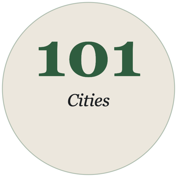101 cities