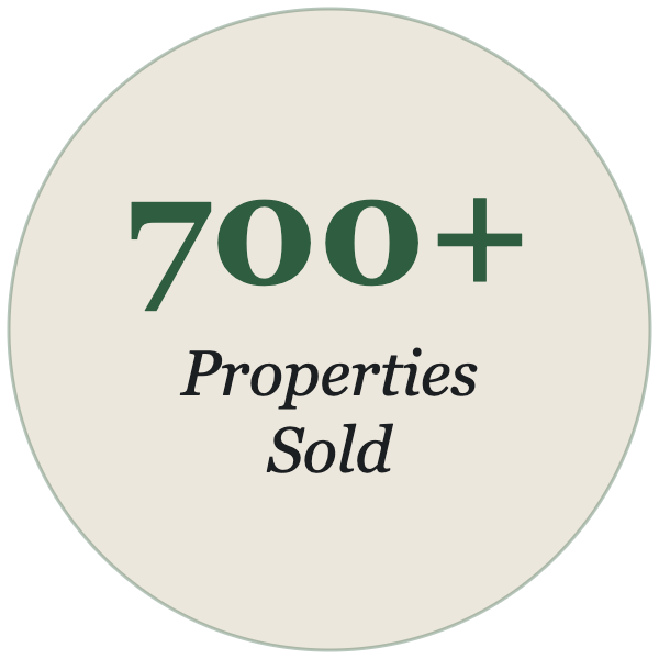 700+ properties sold